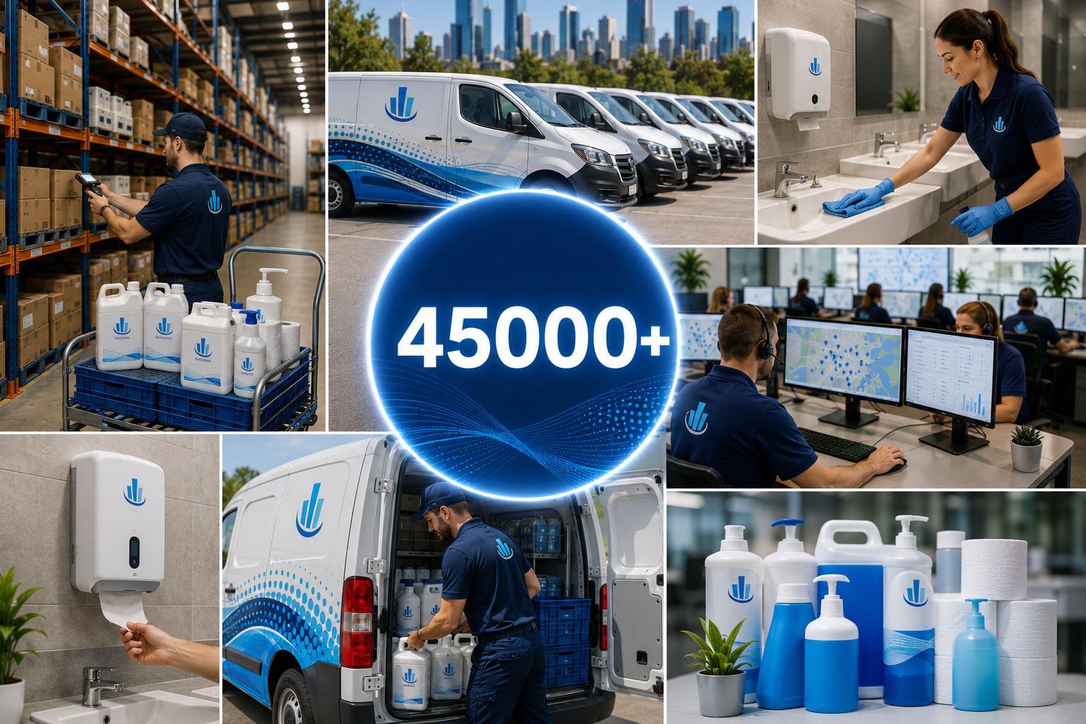 45,000+ Services Delivered Every Month: Inside the Logistics of Washroom Hygiene at Scale