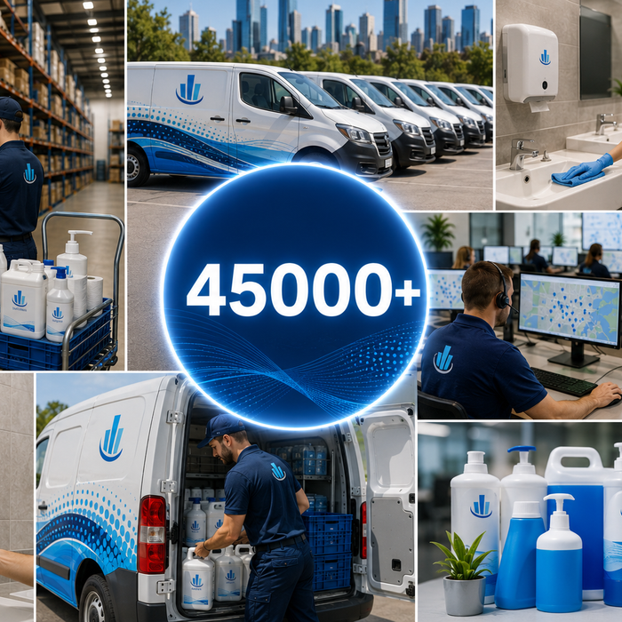 45,000+ Services Delivered Every Month: Inside the Logistics of Washroom Hygiene at Scale