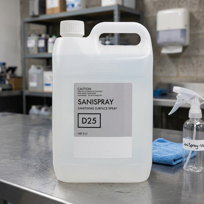 SaniSpray Hand & Surface Sanitiser | Commercial Sanitiser Refill | Star Hygiene
