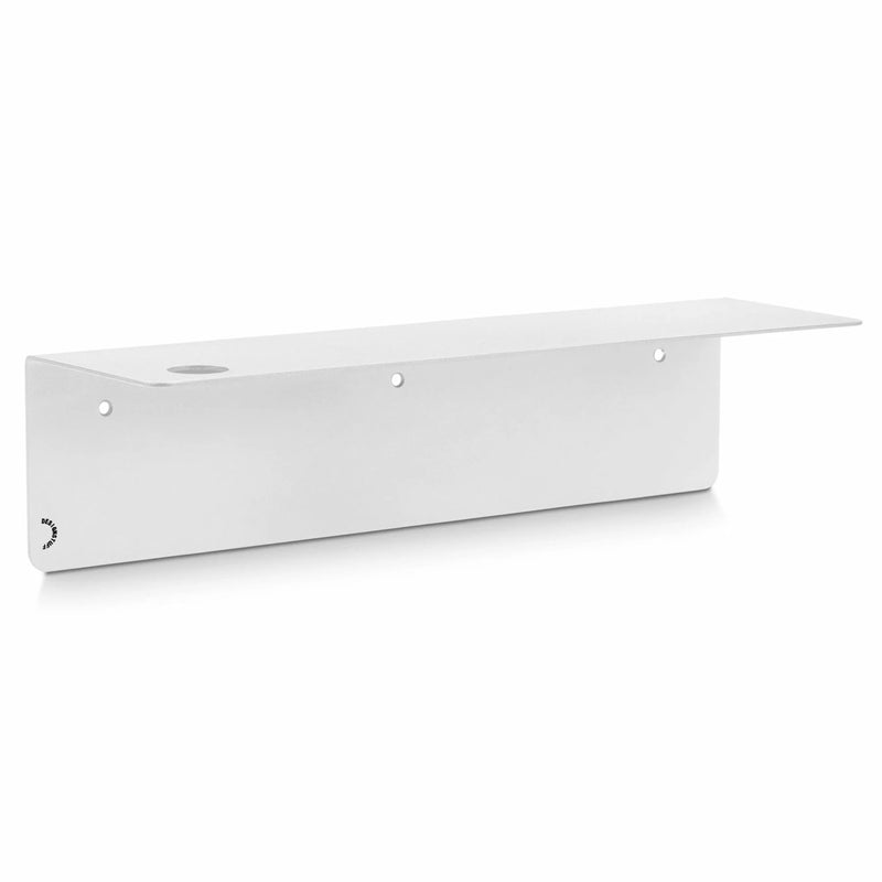 Designstuff Shelf with Single Soap Dispenser Holder, 40cm, White