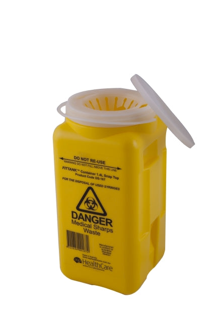 FITTANK™ Container 1.4L Resealable with Snap Top