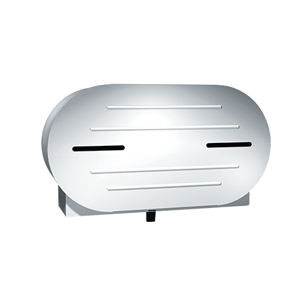 ASI JD Macdonald TOILET PAPER DISPENSER, TWIN 9″ JUMBO – SURFACE MOUNTED