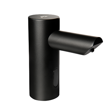 ASI JD Macdonald EZ FILL™ SOAP DISPENSER HEAD, MULTI-FEED, LIQUID – VANITY MOUNTED, MATTE BLACK