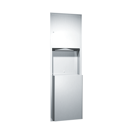 ASI JD Macdonald PAPER TOWEL DISPENSER & WASTE BIN 46L – TRADITIONAL COLLECTION