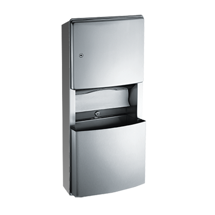 ASI JD Macdonald PAPER TOWEL DISPENSER & WASTE BIN 11.2L – ROVAL™ COLLECTION