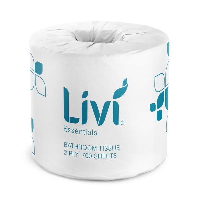 LIVI ESSENTIALS 2PLY TOILET TISSUE (CTN 48 - 700 SHEETS)