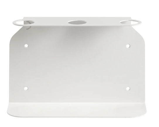 Designstuff Triple Soap Dispenser Holder – Matte White