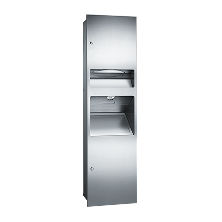 ASI JD Macdonald 3-in-1 (Paper Towel Dispenser, Hand Dryer & Waste Bin)