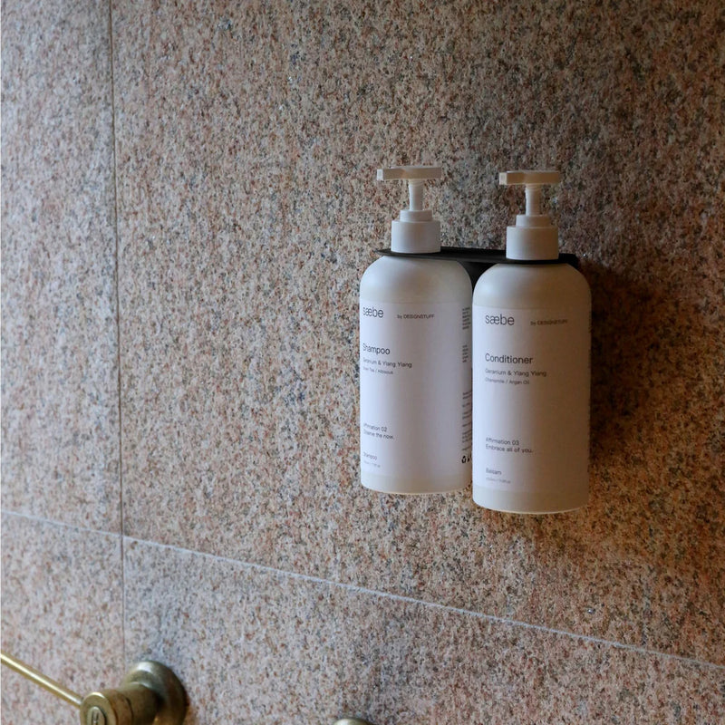Designstuff Floating Dual Soap Dispenser Holder