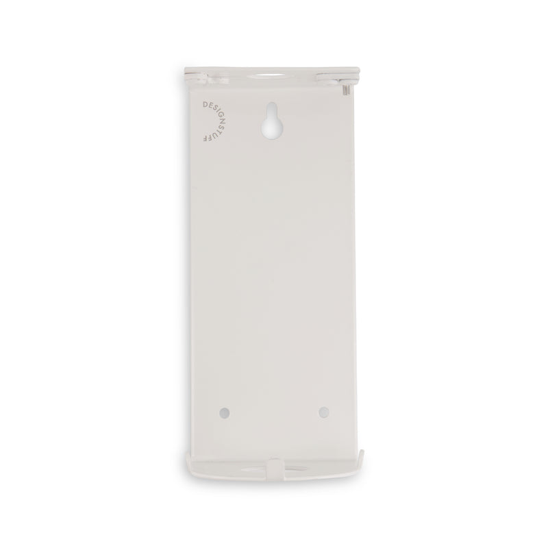 Designstuff Lockable Soap Dispenser Holder, Single 500ml, White (18058)
