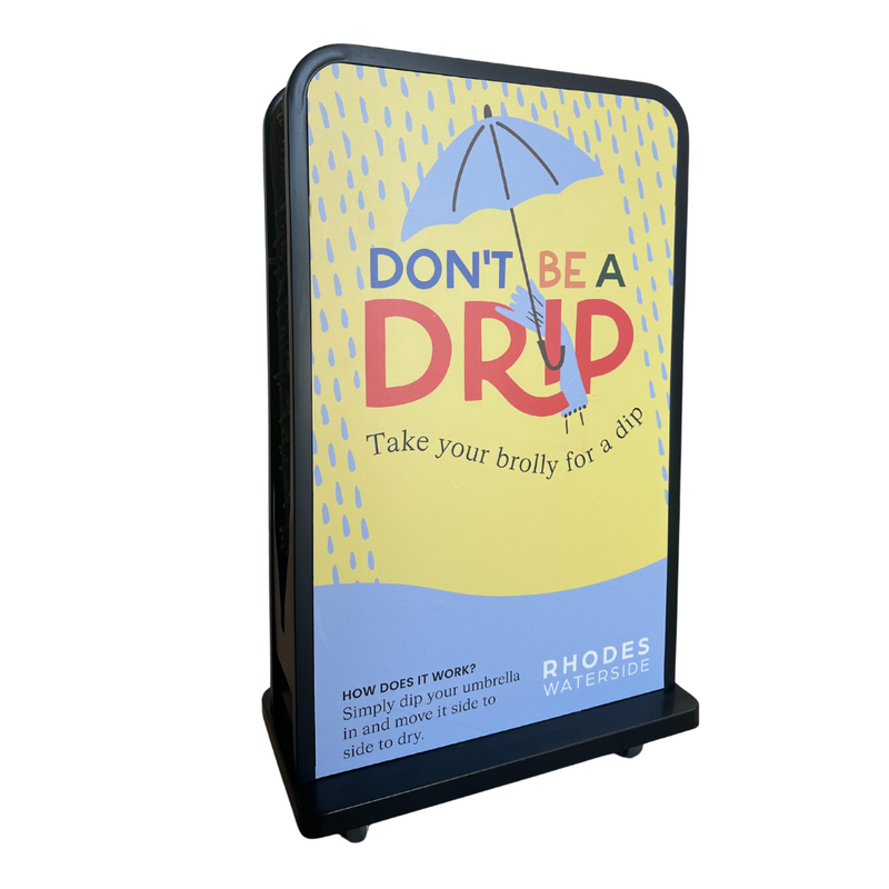 Custom Branding - Umbrella Dryers Full Wrap