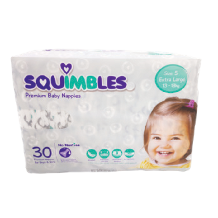 NAPPIES SQUIMBLES PREMIUM S-5 XL 13-18KG CTN120