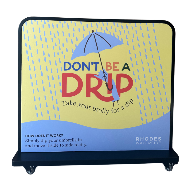 Custom Branding - Umbrella Dryers Full Wrap