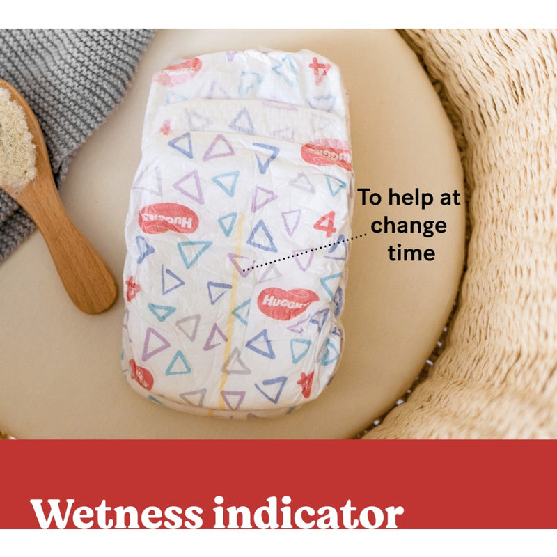 Huggies Essentials Nappies Size 3 - Crawler (6-11Kg) - Carton Of 208 (52 X 4) 