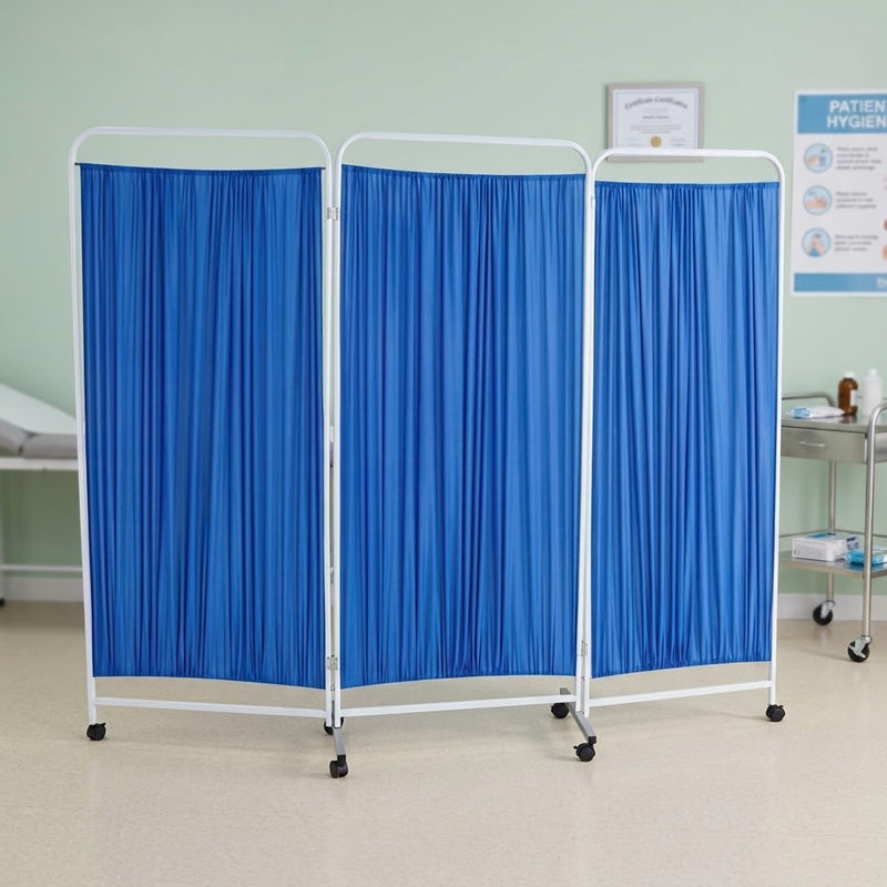 3-Panel Mobile Privacy Screen 219 x 180 x 15cm