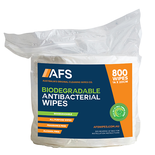 Biodegradable Antibacterial Wipes – 3,200 Wipes per Carton | Eco-Friendly Commercial Surface Wipes