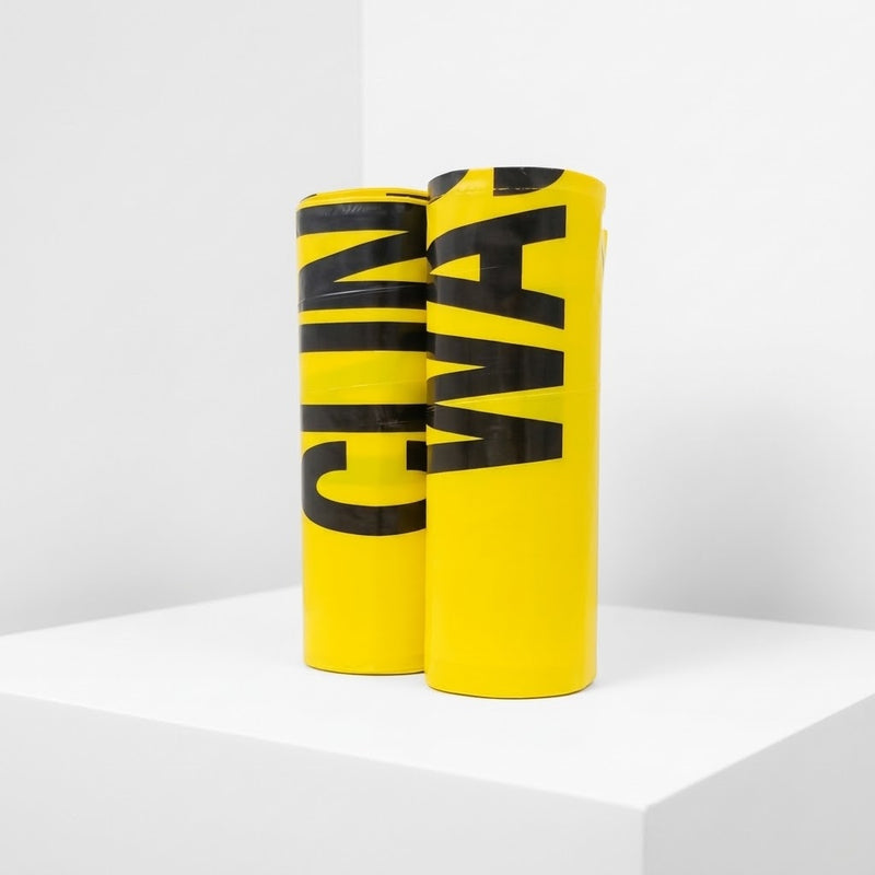120L Yellow Clinical Waste Bags Roll, 10 Bags