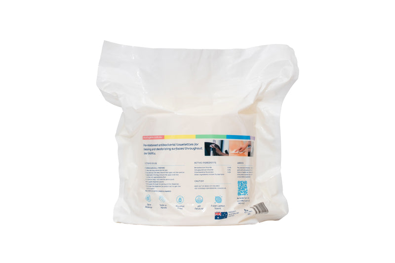 Star Wipes Antibacterial Surface Wipes 1200 Wipes (CTN 4)– Lemon Scent