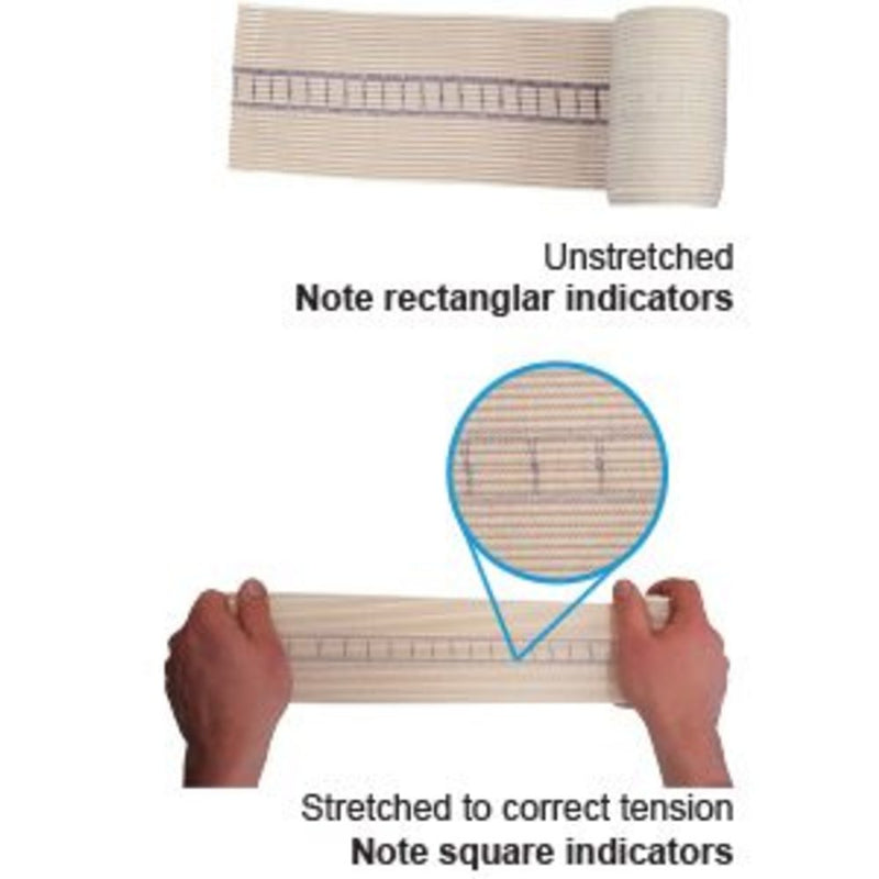 AEROFORM Snake Bite Bandage with Indicator 10cm x 10.5M Wrap/12