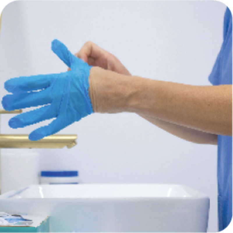 AEROGLOVE Large Nitrile Powder-Free Gloves Bag/2