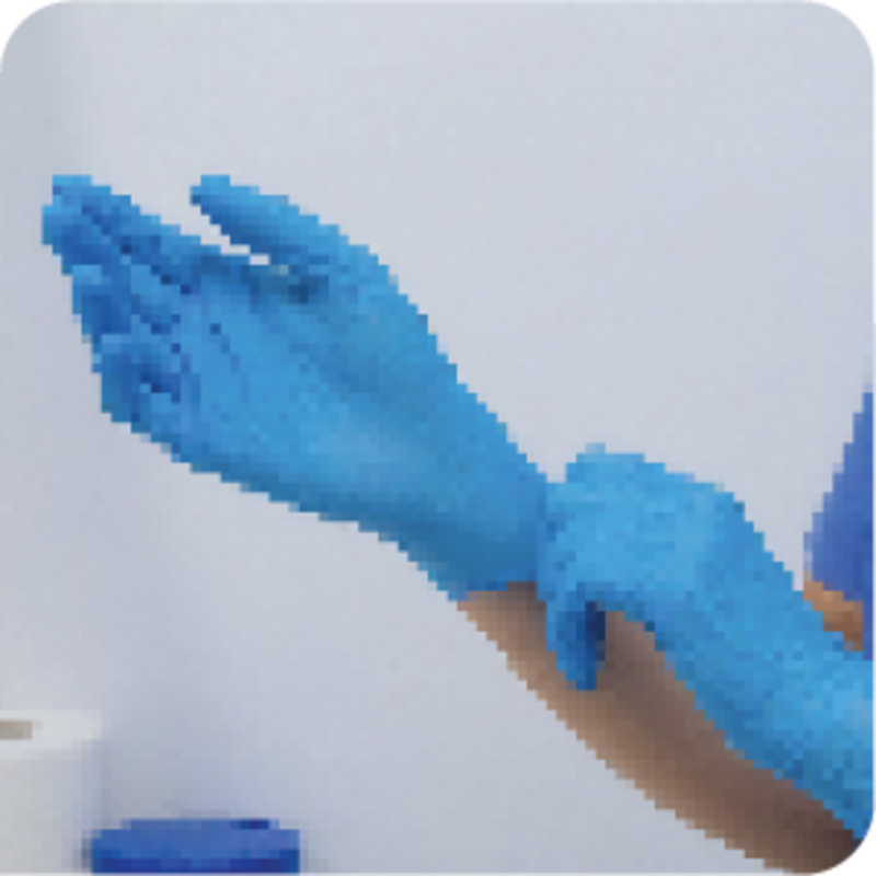 AEROGLOVE Large Nitrile Powder-Free Gloves Bag/2