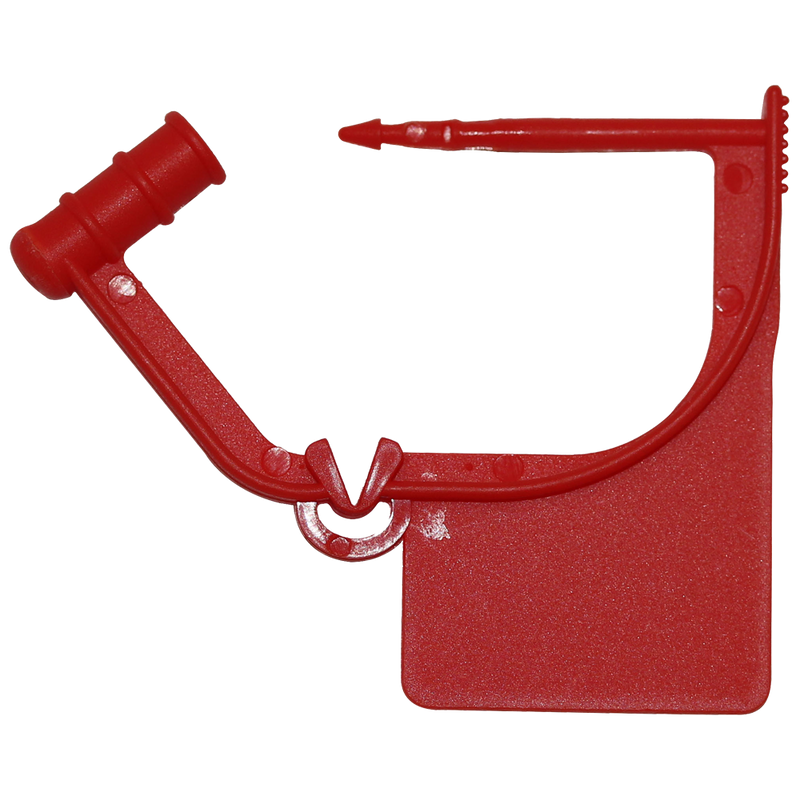 Small Red Plastic Safety Seal