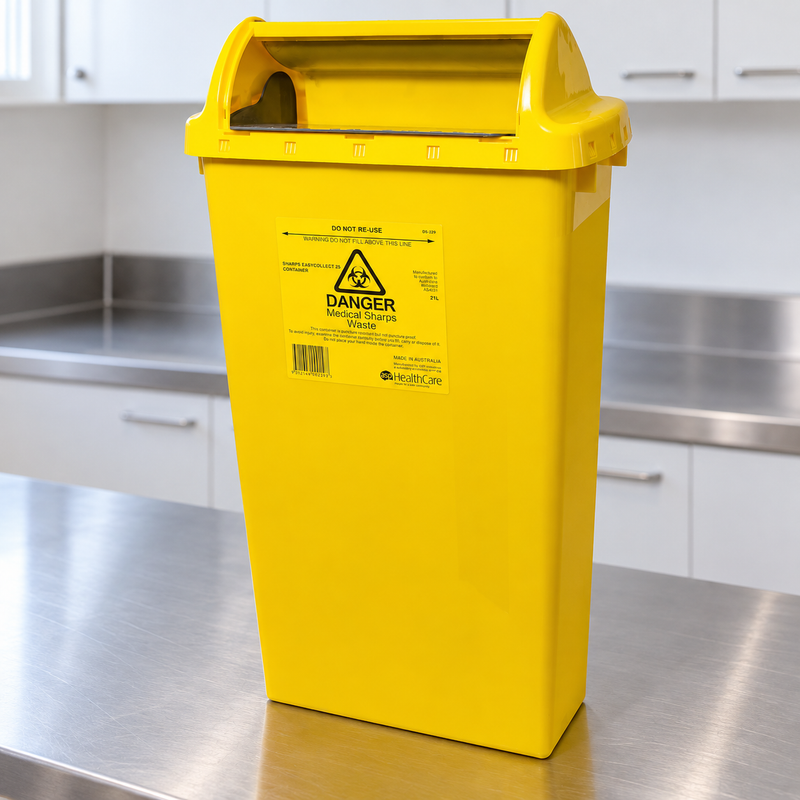 EasyCollect 25L Sharps Container Carton of 3 | Safe & Compliant Sharps Disposal Solution