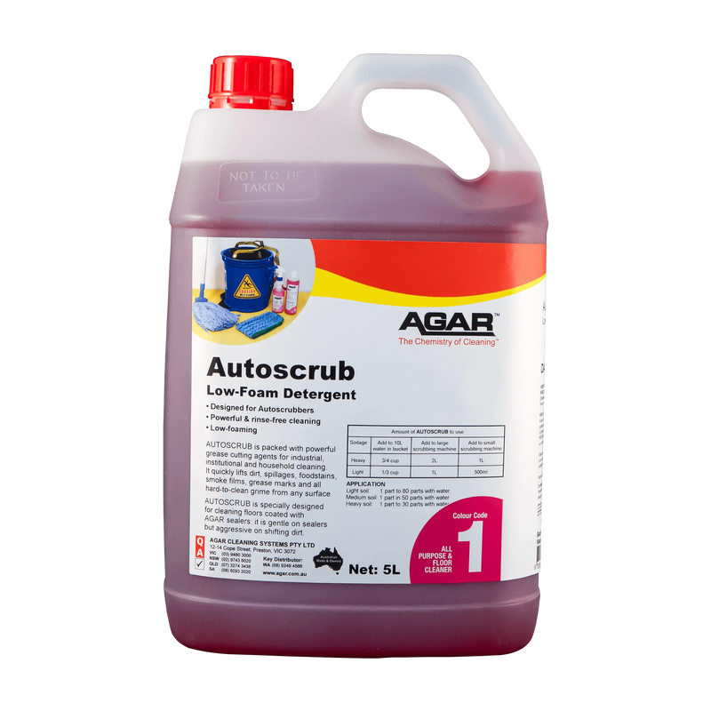 Agar Autoscrub Floor Cleaner – Low-Foaming Industrial Detergent