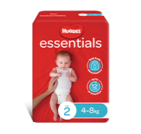 Huggies Essentials Nappies Size 2 (4kg - 8kg) - Carton Of 216 (54 X 4) 