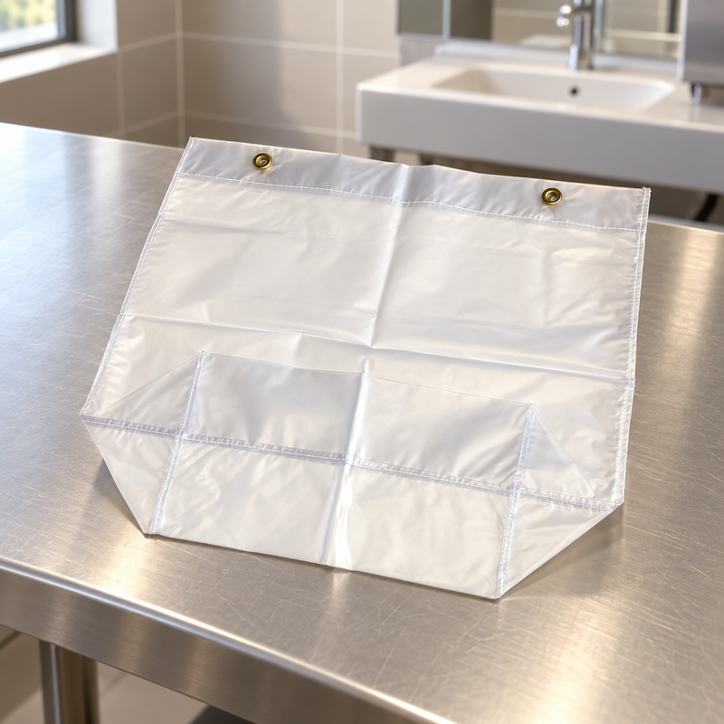 Reusable Heavy Gauge Vinyl Liner Bag with Grommets | Commercial Waste Bin Liner