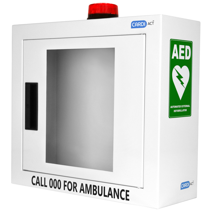 Aero Healthcare CARDIACT Alarmed AED Cabinet with Strobe Light