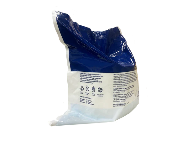 Antibacterial Refill Wipes – Australian Made, Plastic-Free, 4000 Wipes per Carton | Eco-Friendly Commercial Cleaning Wipes