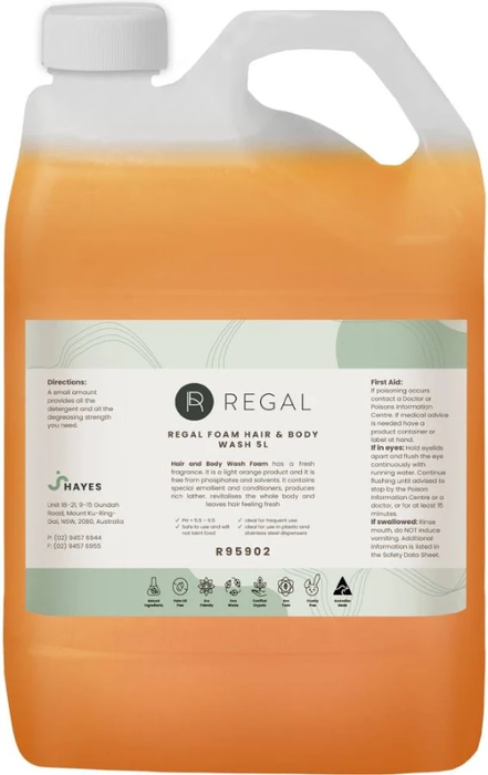 Regal Foam Hair & Body Wash 5L