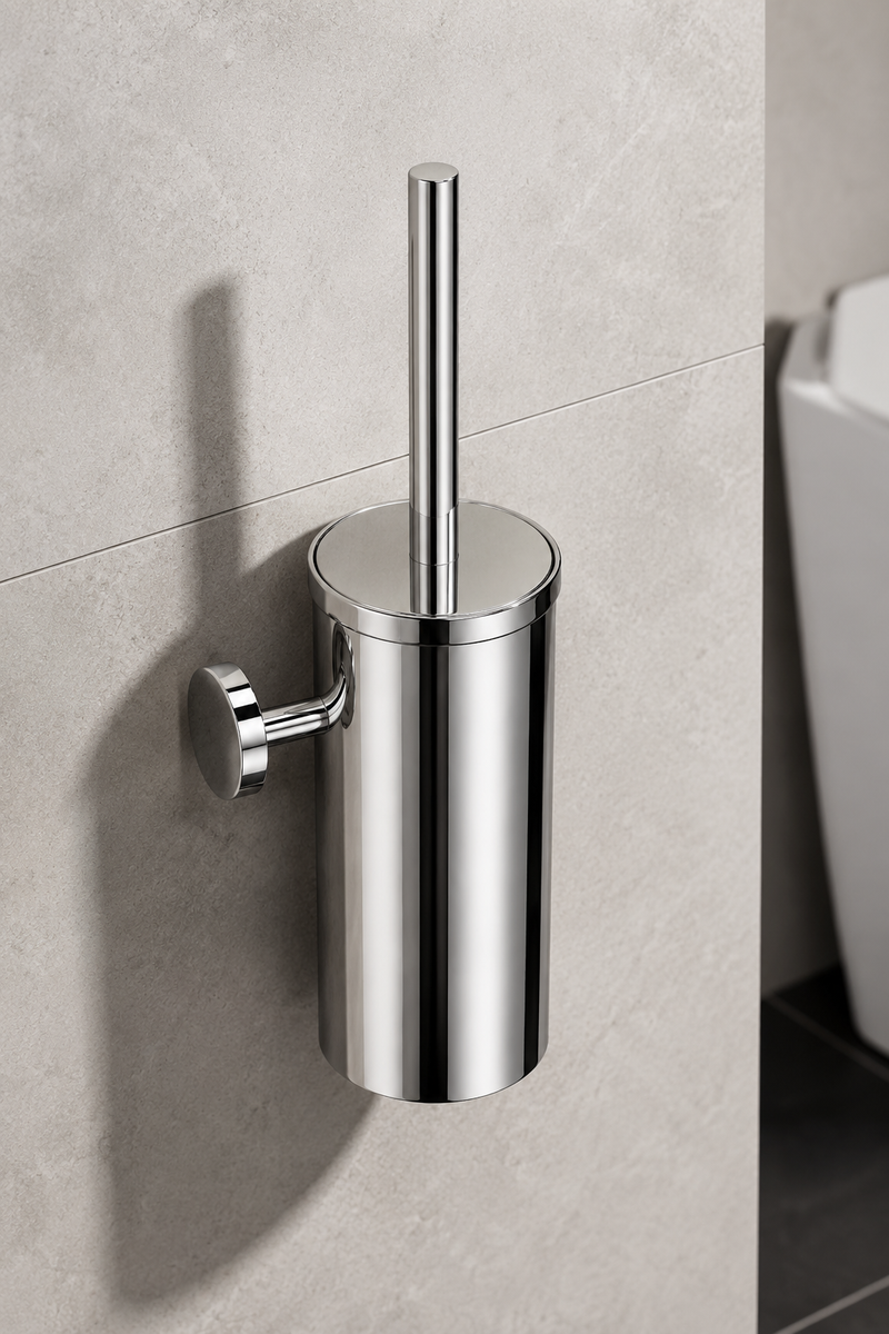 Stainless Steel Wall Mounted Toilet Brush Holder | Commercial Bathroom Accessory Australia