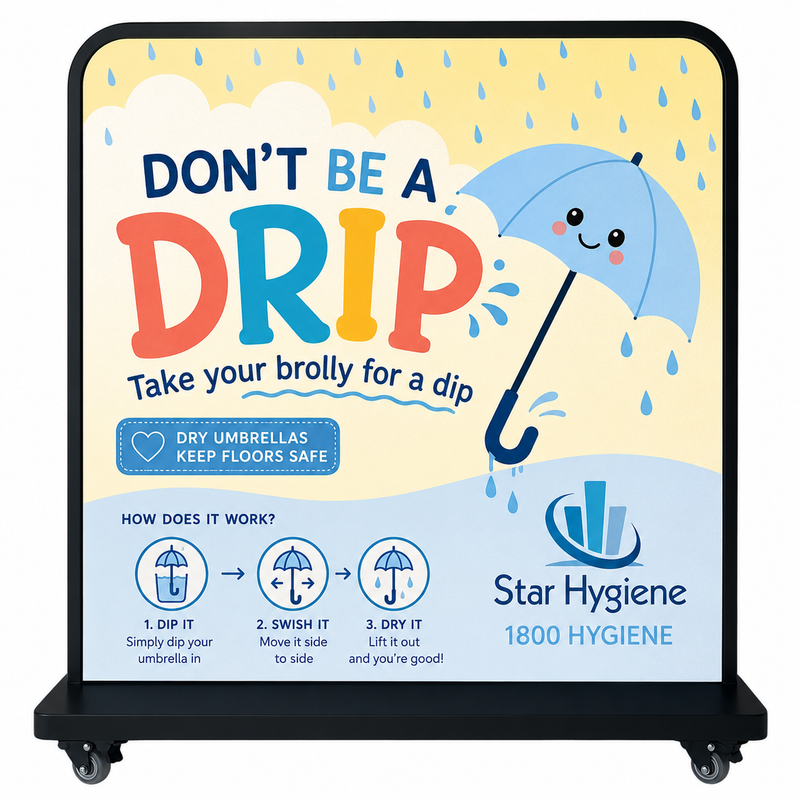 Custom Branding - Umbrella Dryers Full Wrap