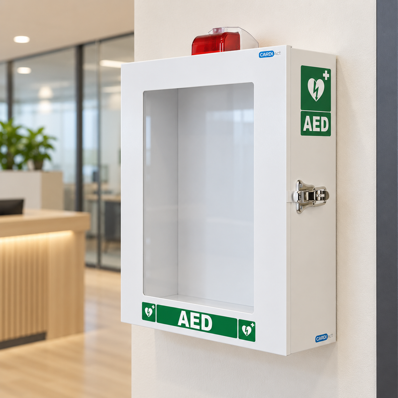 CARDIACT CC-30 Alarmed AED Cabinet 49 x 35.5 x 14.5cm