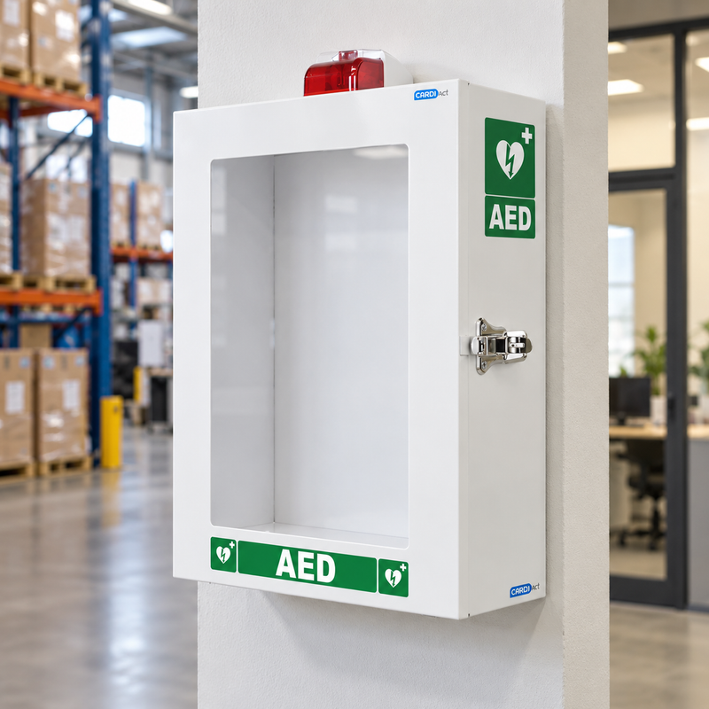 CARDIACT CC-30 Alarmed AED Cabinet 49 x 35.5 x 14.5cm