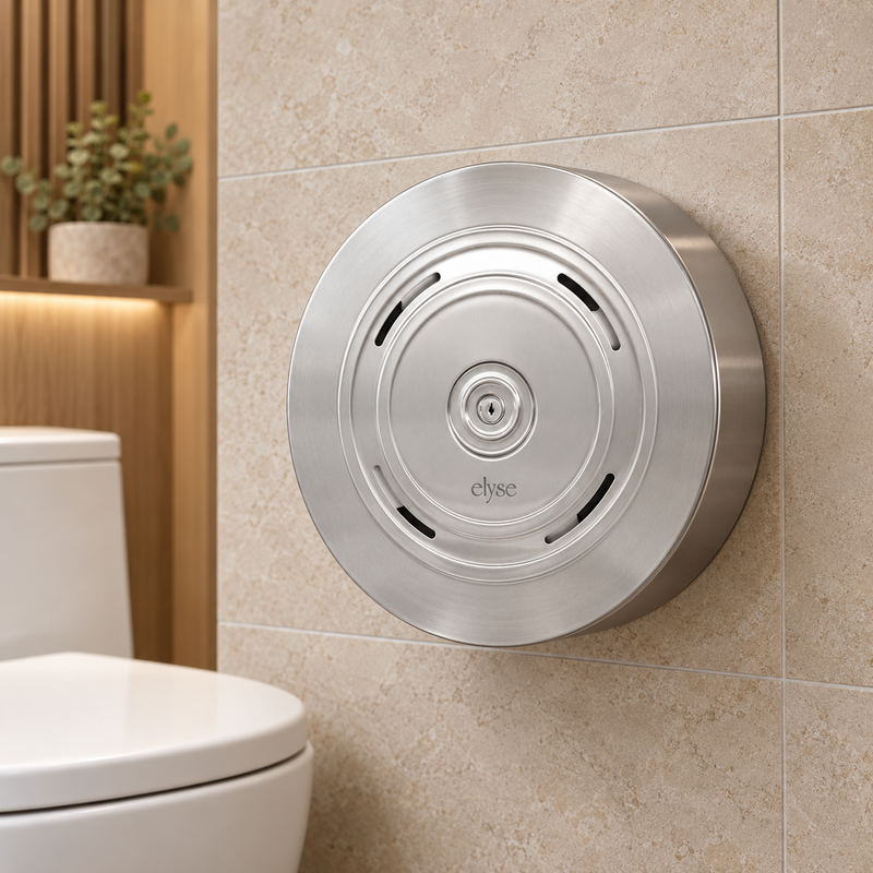 Stainless Steel 4 Roll Carousel Toilet Roll Dispenser