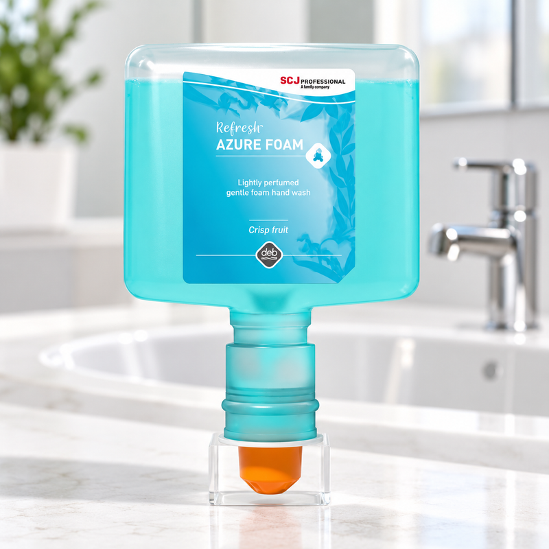 Deb Refresh Azure Foam Hand Wash Touch-Free 1.2L - Carton of 3 x 1.2L| Star Hygiene