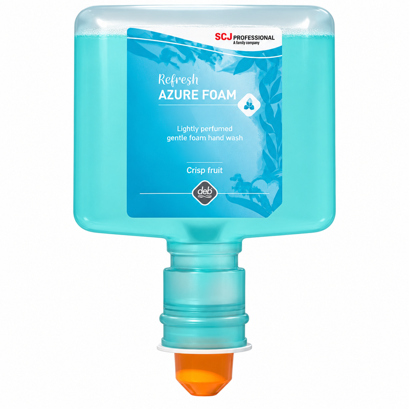Deb Refresh Azure Foam Hand Wash Touch-Free 1.2L - Carton of 3 x 1.2L| Star Hygiene