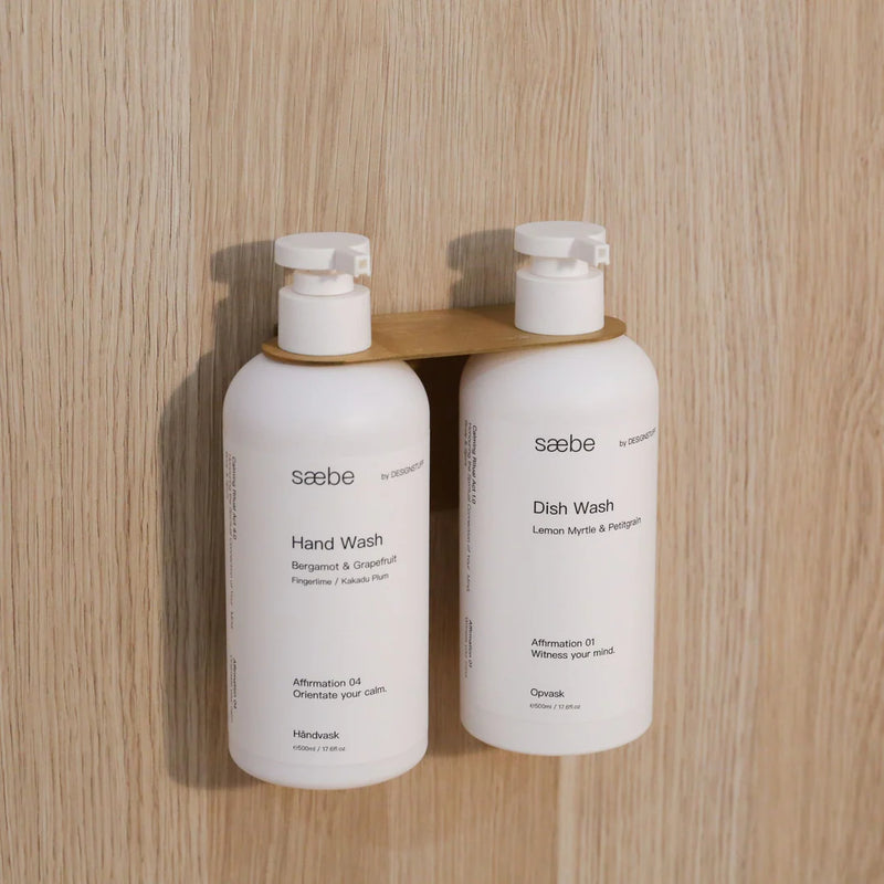 Designstuff Floating Dual Soap Dispenser Holder