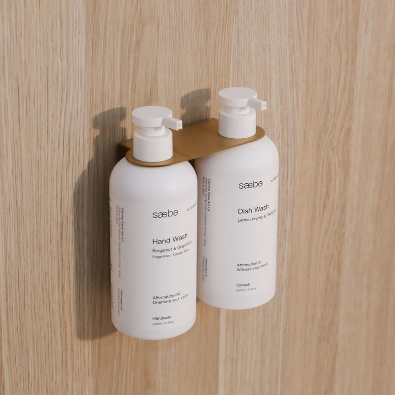 Designstuff Floating Dual Soap Dispenser Holder