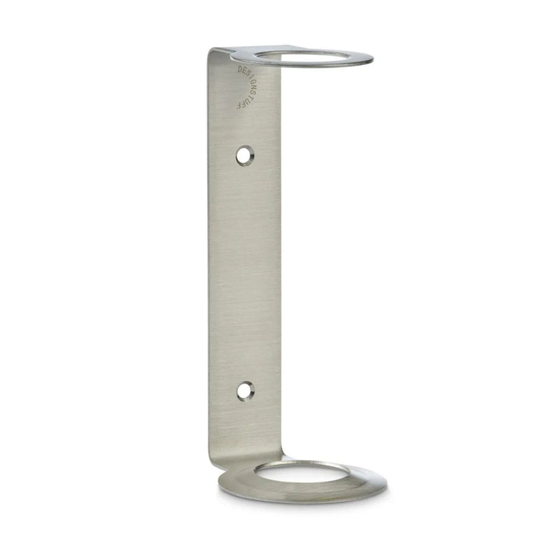 Designstuff Sanitiser & Soap Dispenser Holder, Wallmount Single Bracket 500ml – Matte Black