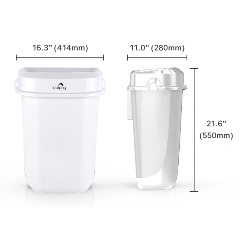 Dolphy Curved Waste Bin (32L) Australia