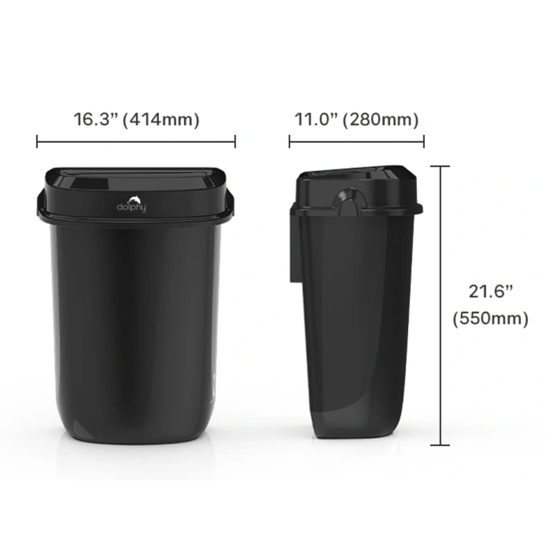 Dolphy Curved Waste Bin (32L) Australia