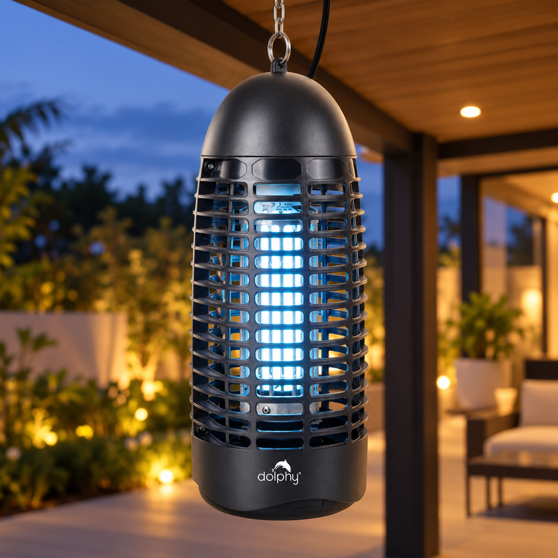 Dolphy Outdoor Bug Zapper 18W UV Electric Insect Killer IPX4 40m²