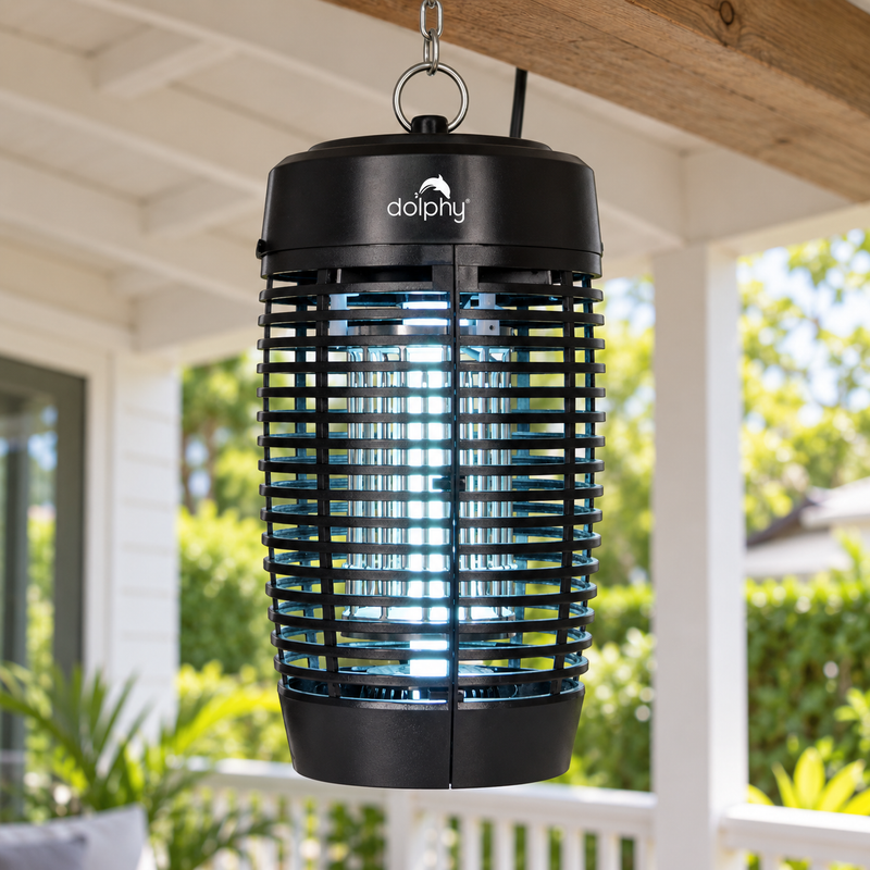 Dolphy Outdoor Bug Zapper 19W UV Electric Insect Killer Lamp 80m²