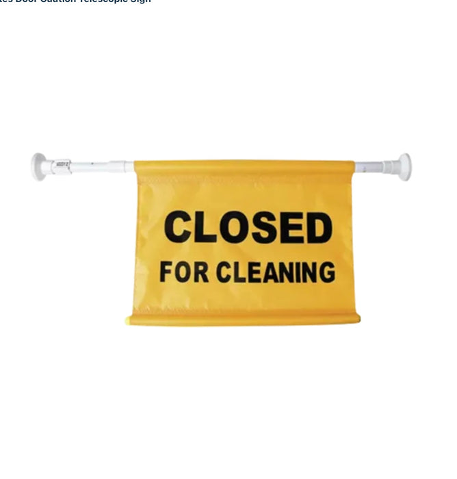 Oates Door Caution Telescopic Sign