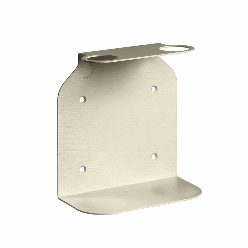 Designstuff Dual Soap Dispenser Holder, Brushed Brass