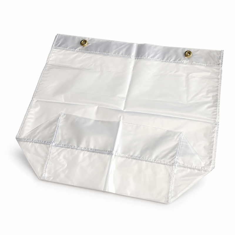 Reusable Heavy Gauge Vinyl Liner Bag with Grommets | Commercial Waste Bin Liner